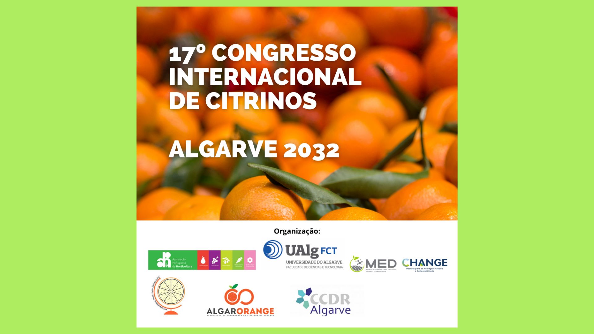 Algarve será o anfitrião do 17º Congresso Internacional de Citrinos em 2032