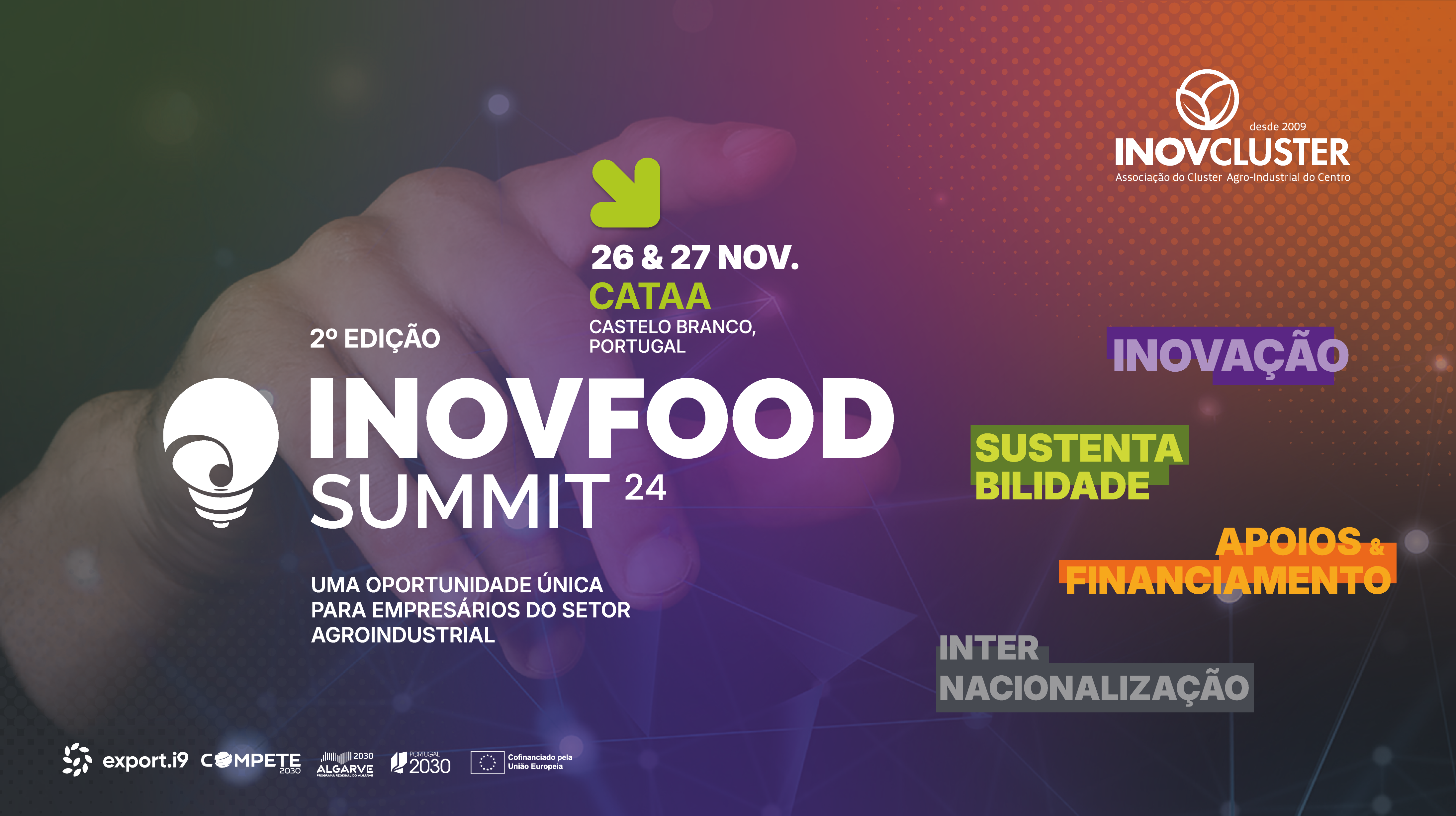 InovFood Summit’24 decorre nos dias 26 e 27 de novembro em Castelo Branco