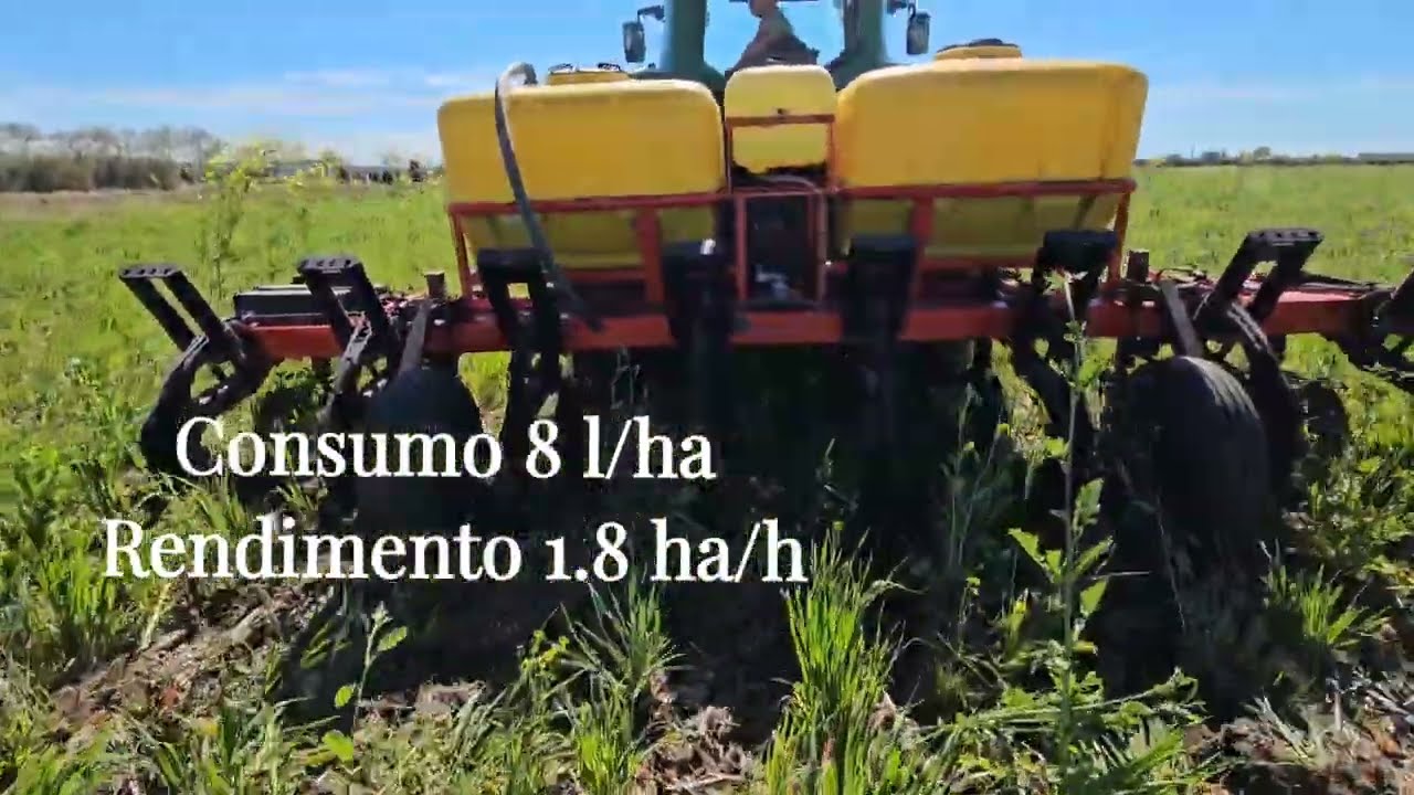 Strip-till para descompactar a linha de sementeira