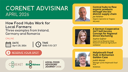 Advisinar: Centros de distribuição alimentar para os agricultores locais