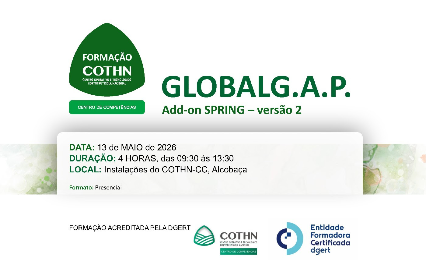 COTHN realiza formação GLOBALG.A.P Add-on SPRING